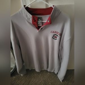Gamecock button pullover